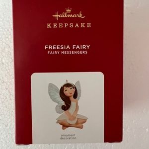 Hallmark Keepsake 2021 Freesia Fairy Ornament, 17th in series, NIB